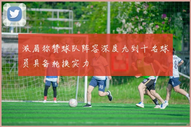 浓眉称赞球队阵容深度九到十名球员具备轮换实力